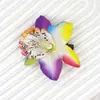 Grampo de Cabelo de Flor Artificial Transfronteiriço Grampo de Orquídea Clipe de Peça Única Noiva Madrinha Flor de Cabelo Acessórios de Cabelo para Férias na Praia