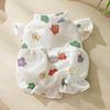 Mini Saia Jeans para Animais de Estimação Gatos e Cachorros, Roupa Fina de Verão para Pets, Roupinha de Gato, Vestido com Alça