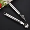 Nova ferramenta criativa multifuncional para travessa de frutas pegador de frutas e carnes escavador de bolas escultura de melancia colher de frutas