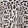 Celebridad de Internet Estampado de Leopardo Tela Estampada Digitalmente Tela de Poliéster Ultradelgada Vestido Sexy de Noche con Tirante al Cuello Tela para Traje de Baño