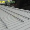Techo de Teja de Acero de Color Libre de Óxido Instalación de Soportes para Módulos Fotovoltaicos Soportes de Montaje Fijos en Forma de L para Módulos Solares