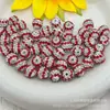 Cuentas Rayadas de Diamante Densas de Alta Calidad de 6 Filas 10MM Cuentas de Arcilla Shamballa Accesorios para Cadenas de Teléfono DIY Cuentas Espaciadoras para Bisutería