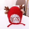 Gorro de Bebé Otoño e Invierno Gorro de Lana de Niño Oreja de Asta Protección para las Orejas de Niña Gorro Tejido Gorro Cálido de Terciopelo para Niños