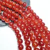 Cuentas de cristal de 10 mm color jade imitación, pulsera tejida a mano con agujero pasante, collar, joyería de moda DIY, cuentas sueltas, accesorios