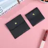Bolsa de Armazenamento de Joias de Couro PU Transfronteiriça com Fecho de Botão de Pressão, Bolsa de Presente para Joias, Colar, Anel, Saquinho Flip-Top, Logo Personalizado