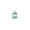 Accesorios de Joyería Geométrica Simples y Únicos Europeos y Americanos Acero Inoxidable Chapado en Oro de 18K Colgante Cuadrado de los Doce Signos del Zodiaco para Mujeres