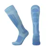 Calcetines deportivos de esquí transfronterizos con suelas gruesas de rizo, antideslizantes y resistentes al desgaste, calcetines altos para senderismo, calcetines deportivos largos cálidos y transpirables