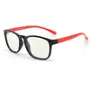 2025 Nuevas Gafas para Niños de Alta Definición Anti Luz Azul Lentes Planos Monturas de Silicona de Moda para Niños y Niñas F891
