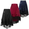 Estação Independente Amazon Saia Meia Lolita Saia Meia Feminina Estilo Gótico Saia Escura Lolita Retro Roupas Femininas