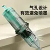 Medidor de corriente de aguja de máquina de tatuaje máquina lanzadora aguja integrada labio europeo especial Aguja ceja delineador de ojos tatuaje aguja de una sola fila