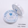 Hilo de Pesca de 0.4-1 mm, Hilo para Joyería, Hilo para Cuentas Budistas, Materiales para Accesorios de Bricolaje, Materiales para Ensartar para el Festival del Bote del Dragón, Kit de Materiales de Cuerda Colorida