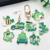 Trébol Gota de Aceite Aleación Irlandés SUERTE Colgante DIY Pulsera Pendientes Llavero Accesorios de Joyería