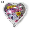 Nuevo Globo de Aluminio de 18 pulgadas para el Día de San Valentín Español Boda Declaración de Amor Diseño de Escena Globo de Helio al por Mayor