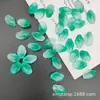 Acessórios para Joias DIY Estilo Antigo Pétala Grampo de Cabelo Adorno de Cabeça Brinco Materiais 12X19 Flor de Pessegueiro Gorda Esmaltada