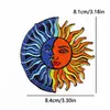 Parches Bordados de Sol y Luna Tianyino Accesorios para Ropa Pegatinas de Tela Bordada Exclusivo Transfronterizo Pegatinas con Respaldo Adhesivo
