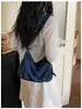 Bolso Bandolera de Mezclilla Estilo Perezoso Vintage Nuevo Verano 2026 para Mujer, Bolso Artístico Nuevo Campus 2026