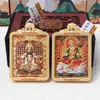 Nuevo Colgante Thangka Tridimensional Dorado de Latón de Cinco Caras de la Montaña Wutai, Signos del Zodíaco de Buda de Cinco Caras