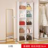 Armario de almacenamiento simple de varias capas, moderno y sencillo, con puerta, estantería de suelo, armario para guardar ropa infantil, venta directa