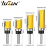Fresa Yusheng 1/4X3/4 com Rolamento Fresa Reta Fresadora para Marcenaria Fresadora de Perfilagem Fresadora de Acabamento Fresadora Reta de Duas Lâminas 6,35 Máquina de Acabamento
