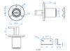 Cerradura para muebles de madera maciza 8269