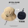 Sombrero de Pescador Impermeable de Secado Rápido para Hombre, Sombrero de Verano para Senderismo y Montañismo al Aire Libre, Ala Ancha, Protección Solar Anti-UV