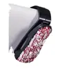 Suporte de óculos de carro multifuncional bonito incrustado de diamante carro viseira de sol de carro porta-bilhetes porta-bilhetes