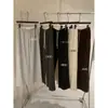 Té Verde Limón 2026 Otoño Versión Coreana Estilo Perezoso Versátil Adelgazante Cordón Cintura Elástica Pierna Ancha Pantalones Casuales 11272
