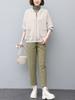 Traje de Moda para Mujer 2024 Nuevo Estilo de Primavera, Conjunto Deportivo de Dos Piezas Inspirado en Chanel para Madres de Mediana Edad, Adecuado para Ir al Trabajo