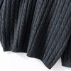 Suéter de Cashmere 100% Puro Estilo Twist Meia-Zip Unissex Estilo Old Money Preguiçoso Versátil Outono e Inverno Novo Estilo