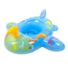 Nuevo Bote Inflable Engrosado con Forma de Avión, Asiento de Natación para Bebés y Niños Pequeños, Flotador de Natación de Rueda con Parasol