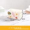 Celebridad de Internet Estilo Coreano Sándwich Empaque Caja de Papel Grueso Tostada de Huevo Pan Hamburguesa Horneado Repostería Bandeja de Papel Caja de Empaque