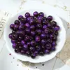 Atacado 8mm Vidro Imitação Pedra Olho de Tigre Contas Redondas com Furos Retos, Contas Soltas de Vidro para Pulseiras e Colares Artesanais DIY Materiais