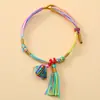 Pulsera de Cuerda Colorida del Festival del Bote del Dragón, Pulsera de Hilo de Cinco Colores Zongzi Tejida a Mano, Accesorio de Cuerda Tejido a Mano Estilo Tradicional Chino