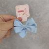 Corda de Cabelo Original Fofa para Bebê Menininha Laço Mini Pequeno Azul Claro Brilhante Elástico de Cabelo