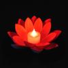 Suministradas directamente por el fabricante, Luces para Oración y Petición Hechas de Material Eva, Doble Uso para Agua y Tierra, Brillantes con Batería, Luces de Flor de Loto LED, Luces para Ríos