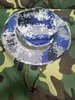 Sombrero de Sol de Verano para Hombre para Exteriores Montar Sombrero de Ala Redonda Sombrero Benney de Pesca Sombrero de Montañismo Sombrero Camuflado con Protección Solar Rizado