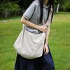Bolso de Lona para Mujer 2025 Nueva Moda Gran Capacidad Plisado Hombro Axila Bolso Tote Cruzado Casual Versátil