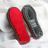 Suela antideslizante y resistente al desgaste de tendón de res gancho suela de zapatilla suela de llanta lana de zapato de algodón tejido a mano suela de espuma para niños