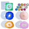 Nubes Creativo Cristal Goteo Pegamento Molde para Posavasos Hecho a Mano DIY Adornos Molde de Silicona Individual de Mesa Resina Epoxi de Silicona