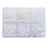 Transfronterizo 7600 ABS Semicircular Multitamaño Fondo Plano Accesorios de Perlas de Imitación Manicura y Accesorios para el Cabello Ropa DIY Caja de Diamantes