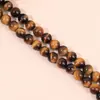 Piedra Ojo de Tigre Amarillo Natural Grado 7A Cuentas Sueltas Accesorios para Joyería DIY Piedra Ojo de Tigre Piedra Ojo de Tigre Azul Cuentas Redondas Productos Semi-Terminados Mayoreo