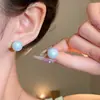 Pendientes de Botón de Perla Mantou Retro Franceses para Mujer Diseño de Nicho Sensación de Alta Gama Pendientes Dulces Frescos Moda Accesorios de Pendientes Versátiles Venta al por Mayor