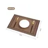 Jogo Americano Ningxin Pvc Teslin Tapete Isolante Hotel Tapete para Comida Ocidental Família Tapete Lavável Mesa de Jantar Tapete Atacado Transfronteiriço