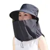 Nuevo Sombrero de Protección Solar 2026 para Mujer, Cubre Toda la Cara y Protege el Cuello, Transpirable de Verano para Exteriores, Sombrero de Pescador con Ala Ancha Anti-UV