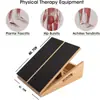 Tabla de Estiramiento de Madera Fitness Pedal Inclinado Ajustable Multinivel Tabla de Estiramiento del Tendón de Aquiles y Gemelos Equipo de Fitness Personalización