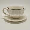 Juego de taza y platillo para café, oficina, hogar, cerámica europea de lujo, gran capacidad, 300 ml, cambio de horno de fábrica