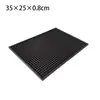 Venta directa de fábrica nuevo posavasos de bar de silicona negro cuadrado rectangular redondo de alta calidad