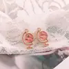 Serie de Nuevo Cielo Estrellado Estilo Coreano Aleación con Goteo de Aceite Accesorios para Joyería DIY Pendientes, Pulseras, Collares, Colgantes de Oro K