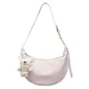 Bolsa Feminina Casual da Moda com Personalidade Simples e Textura Tendência, Bolsa de Ombro Único Transversal, Bolsa Dumpling de Nicho Primavera 2026