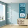 Barras de soporte telescópicas ajustables para balcones, tendederos y cortinas - una barra retráctil multifuncional, resistente y sin taladro